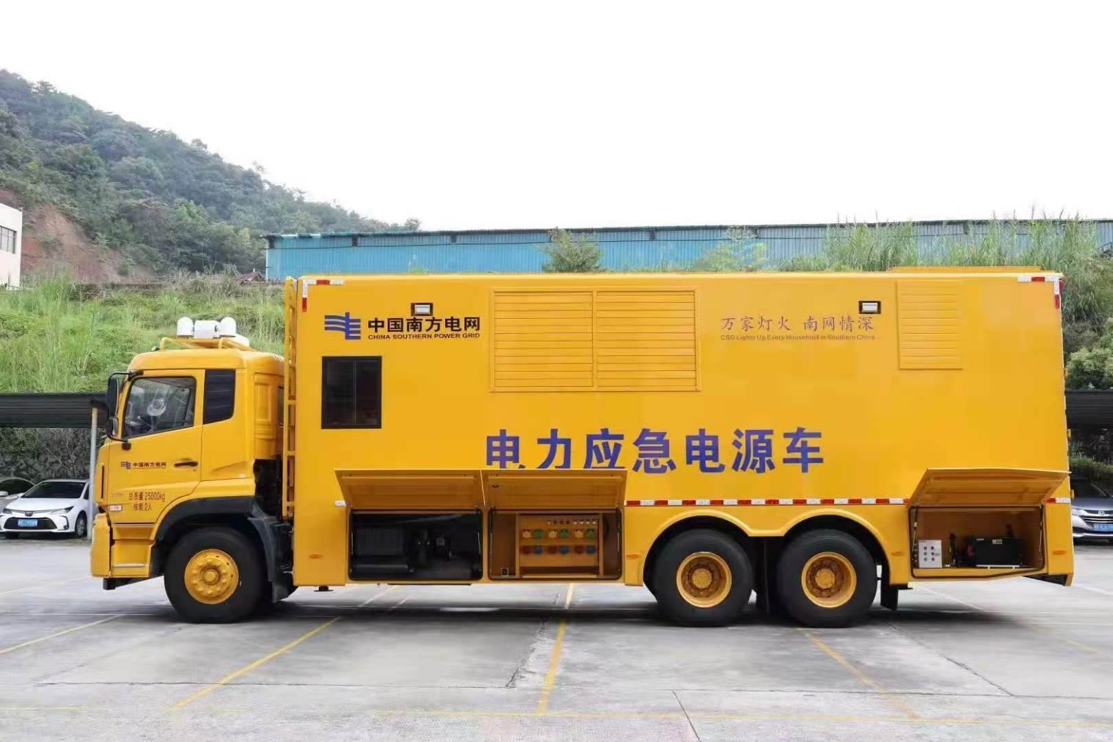 甘泉安康大型柴油发电机发电车UPS电源出租租赁